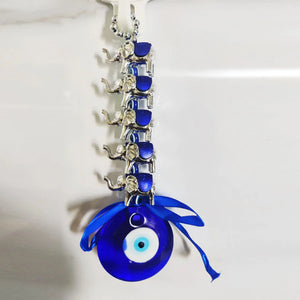 Elephant With Turkish Evil Eye Hanging