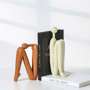 Modern Look Statues Decorative Bookend Set