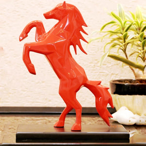 Resin Neigh Horse Sculpture