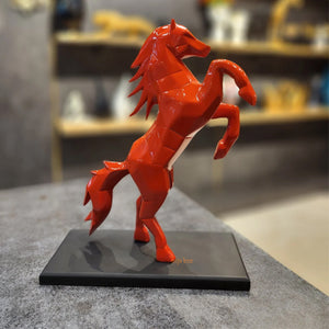 Resin Neigh Horse Sculpture