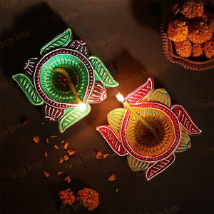 Swastik Diya for Diwali