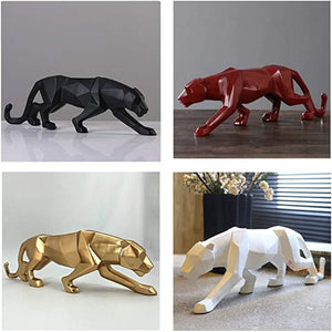 Sparkling Leopard Sculpture Set Of One